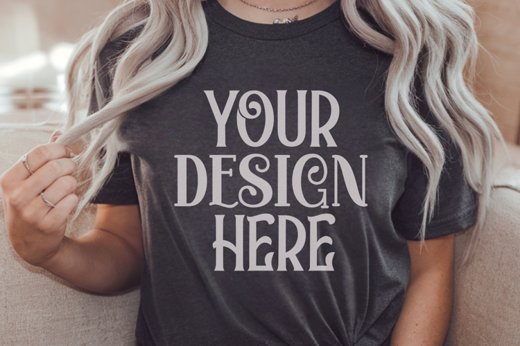 Pepper Comfort Colors 1717 Christmas Mockup, CC 1717