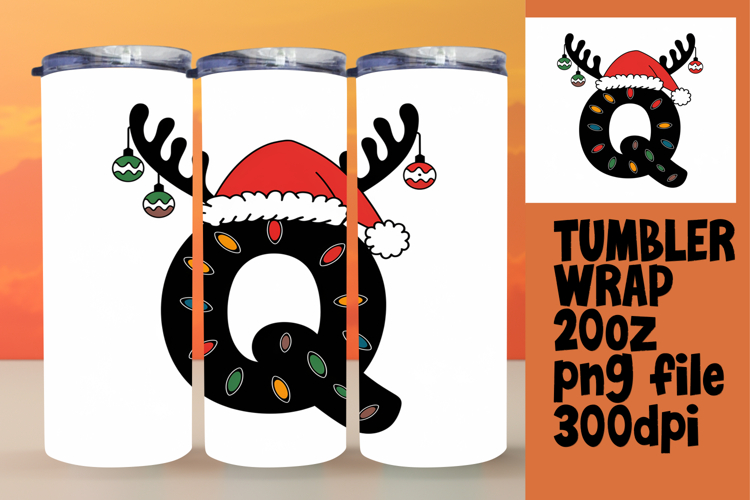 STUNNING 20oz Sublimation Tumbler , Christmas