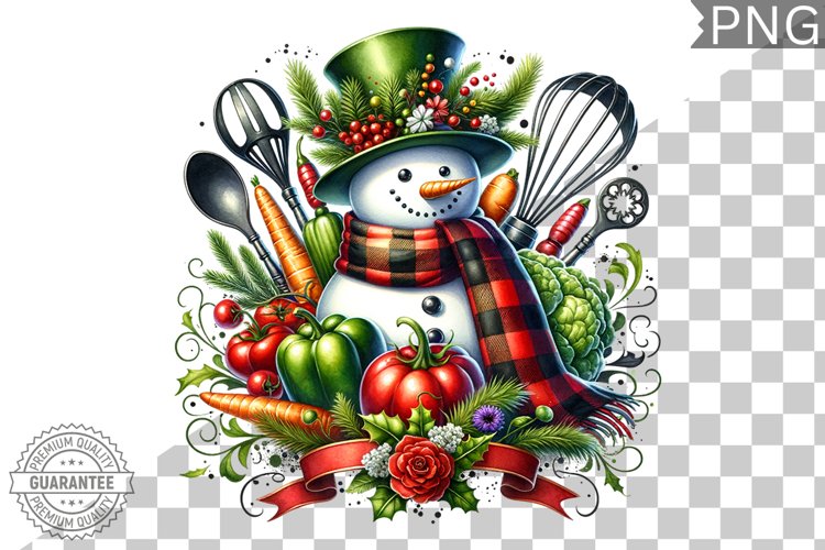 Christmas Snowman Clipart Image 20