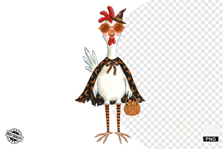 Halloween Chicken Clipart
