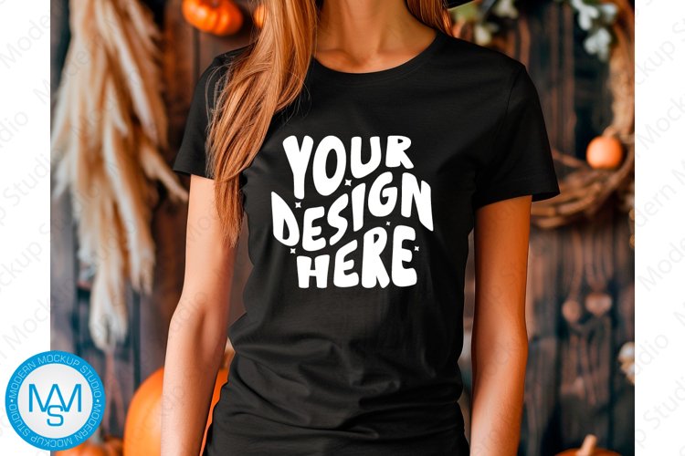 White Tshirt Mockup Image 11