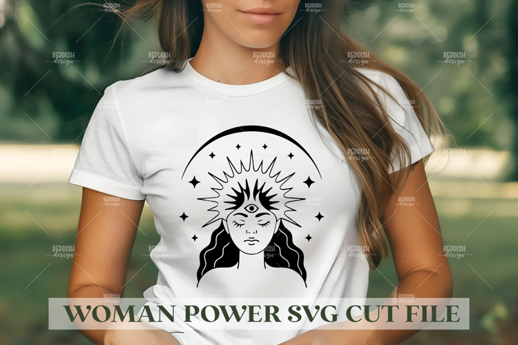 Woman Power SVG Design | Feminist SVG for Cricut Silhouette