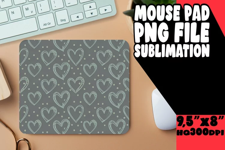 Cozy Desk Mat Ideas for Kids, Heart