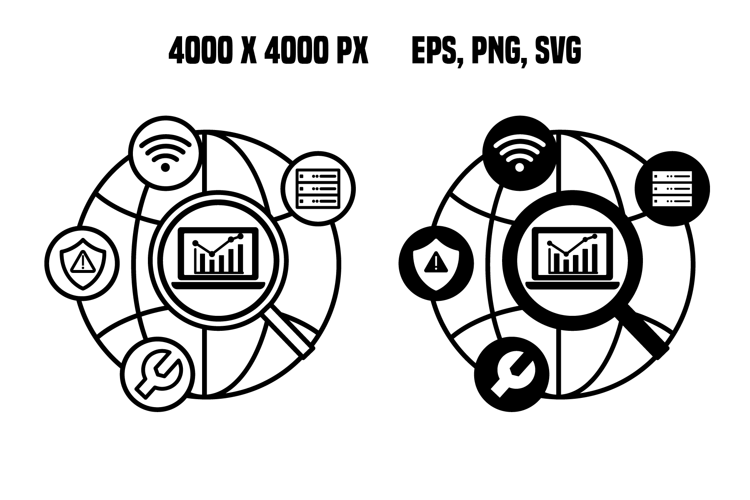 Network Traffic Analysis Icons