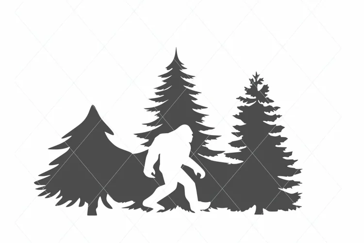Christmas svg, holidays svg, Christmas tree svg, bigfoot svg