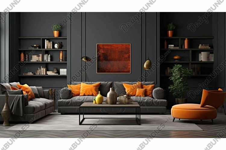 modern dark grey example image 1