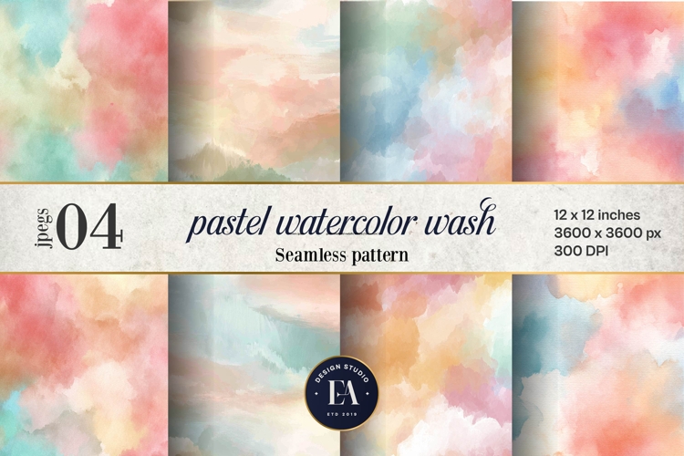 Pastel Watercolor Wash | Soft Abstract Texture