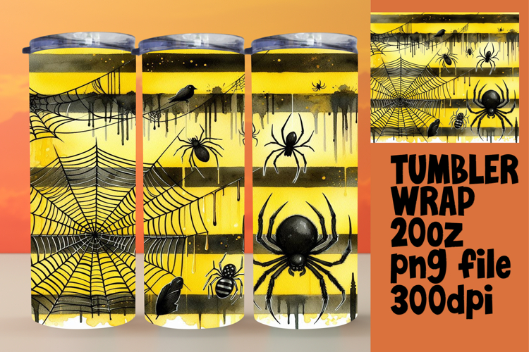 Unique 20oz Gift Tumbler Template , Halloween