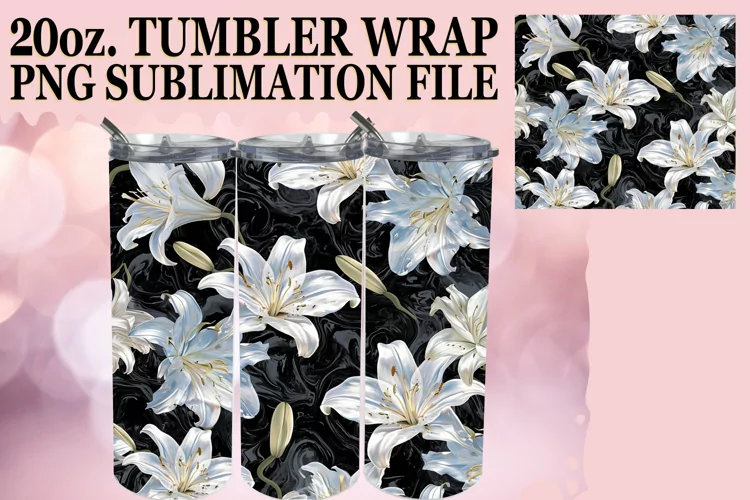 Elegant Flower Pattern Sublimation