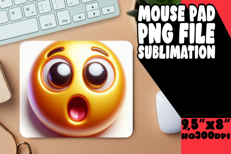 WHIMSICAL MOUSE MAT FUN IDEAS, 3D Emoji