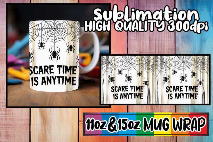 Dreamy vibes 11oz 15oz sublimation wrap, Halloween