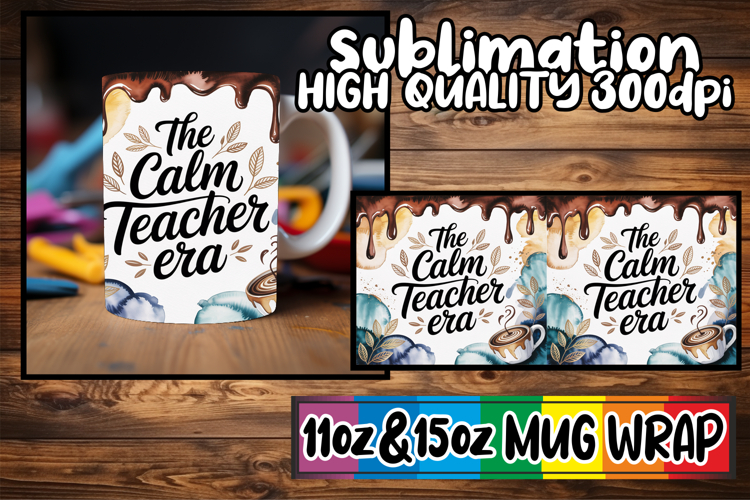 Enchanting evenings 11oz 15oz mug wrap, Teacher