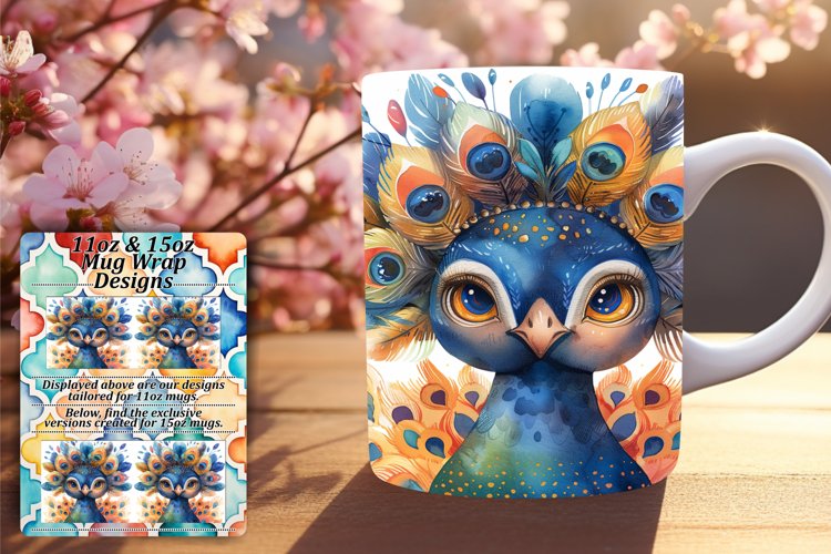 Dynamic Wildlife Patterns: Mug Sublimation example image 1