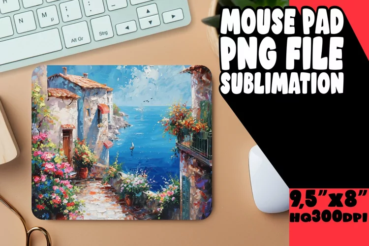 Majestic Beauty Mouse Pad Sublimation