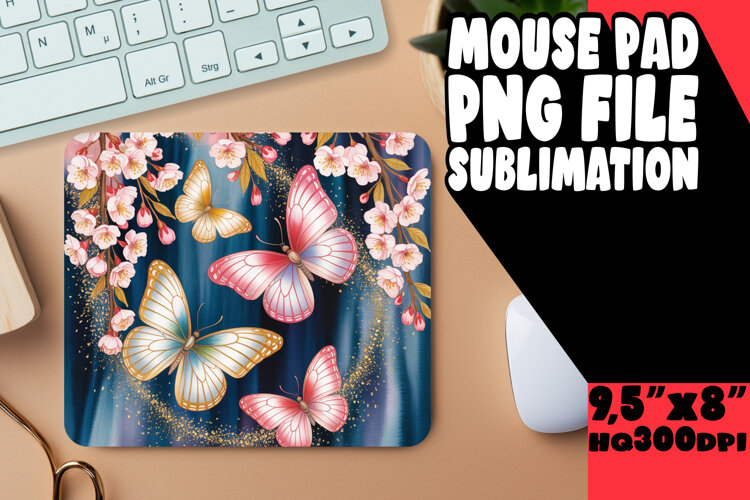 WHIMSICAL DESK PAD PLAYFUL MAGIC, Flowers example image 1