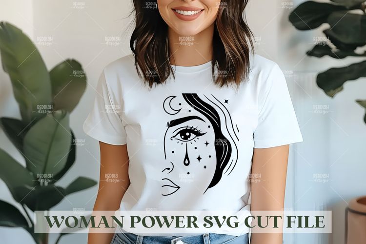 Woman Power SVG Design | Feminist SVG for Cricut Silhouette