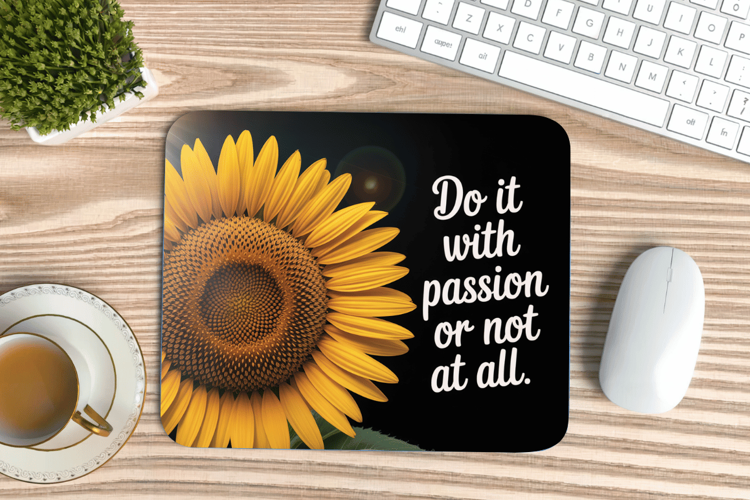 Inspirational Quotes Mouse Pad, Motivational PNG Sublimation