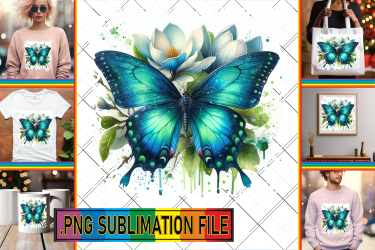 Unique TSHIRT Gift Ideas PNG, Butterfly