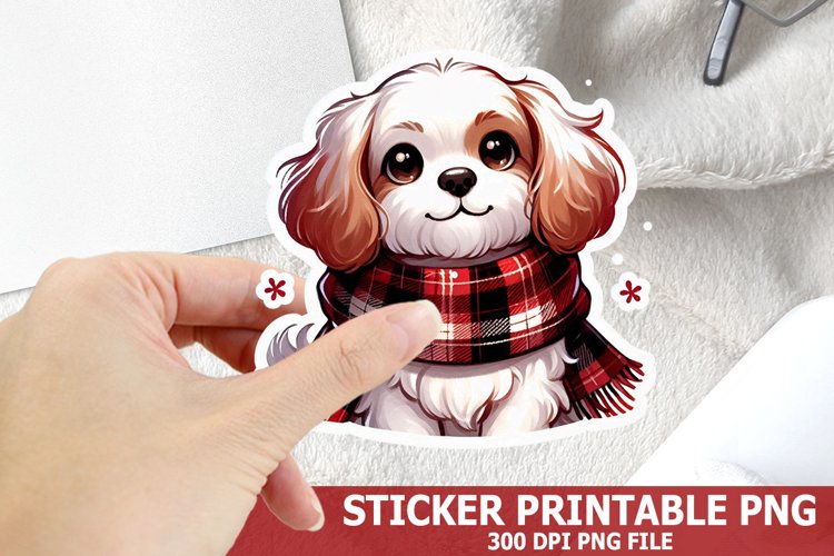 Christmas Dog Clipart Image 15