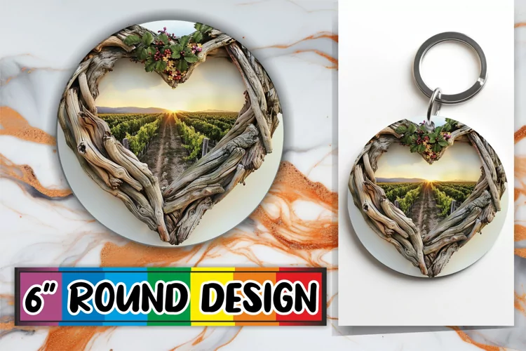 Heartwood Harmony Sublimation 3D Serenity