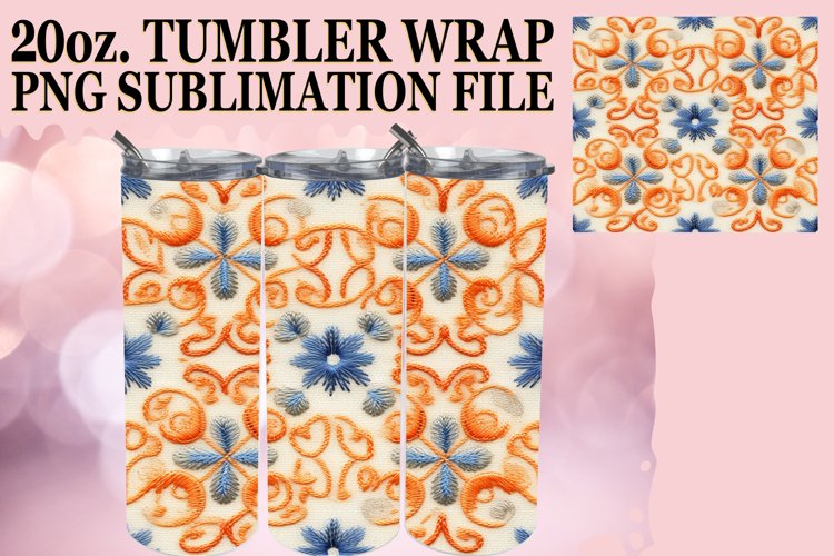 20oz Tumbler Magic with Abstract Pattern