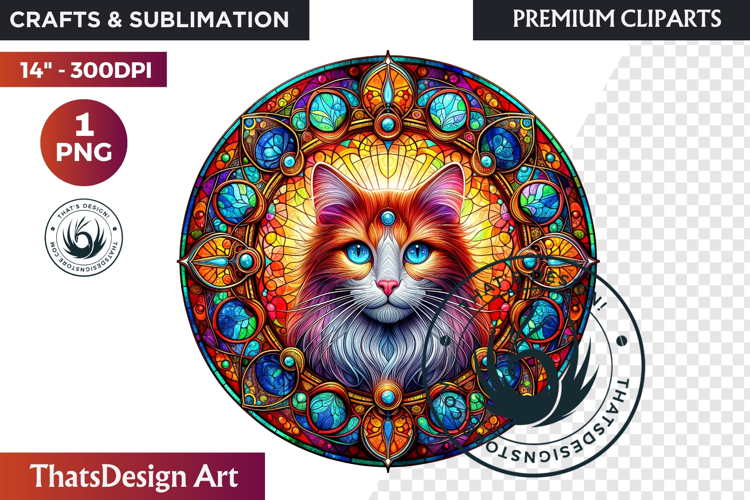 Autumn Stained Glass PNG, Fall Thanksgiving Pumpkin clipart