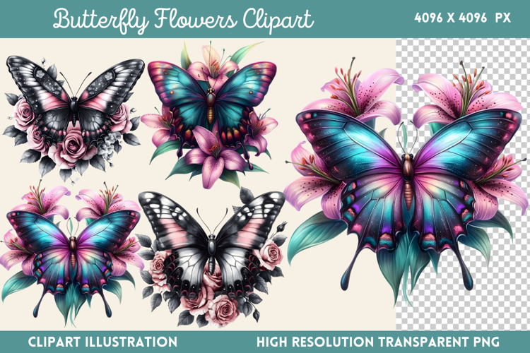 Watercolor Flowers Svg Image 24