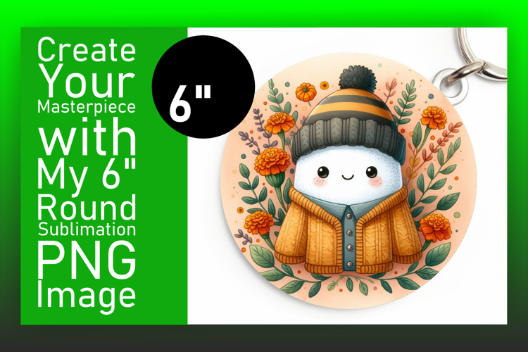 Creative Round Design Coaster Artwork , Cute Ghost