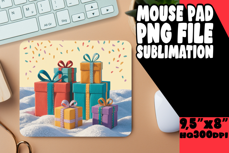 Blissful Mouse Pad Sublimation Ideas, Holiday