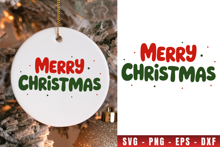 Merry Christmas Tree Svg Image 20