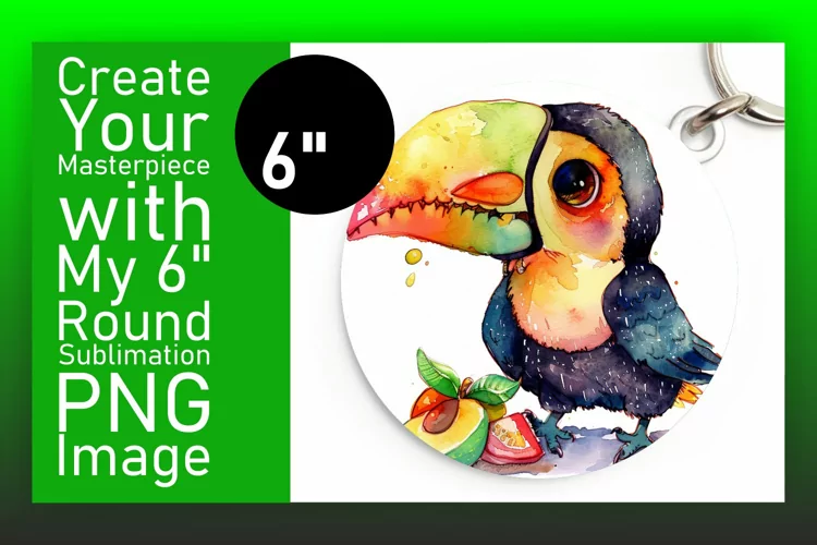 Exotic Creature Tags: Watercolor Sublimation