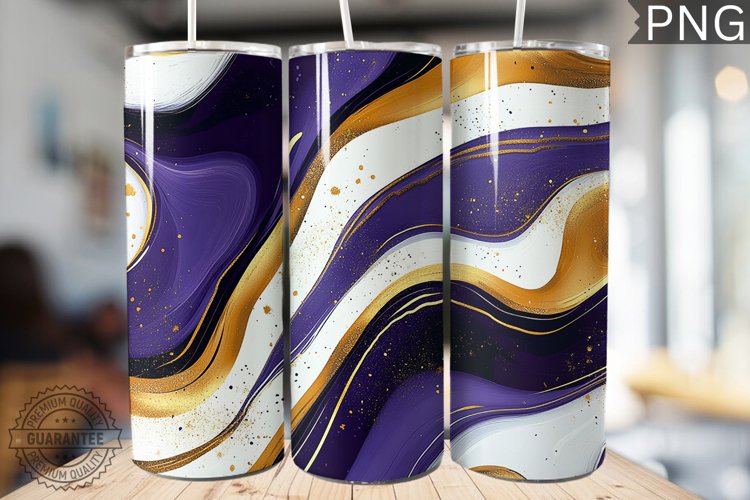 Abstract Pattern Tumbler Warp - High Quality 300 Dpi example image 1