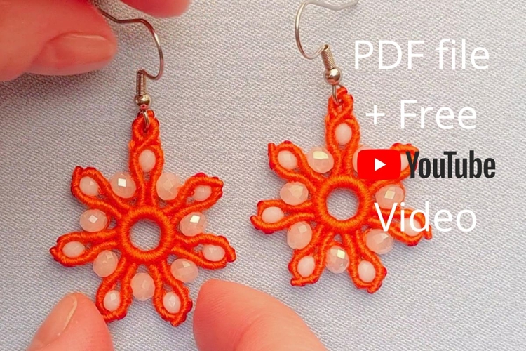 Micro Macrame Sparkling Earrings DIY YouTube Transcript