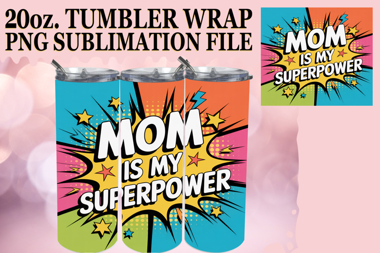 Luminous moments 20oz tumbler wrap, Mothers Day