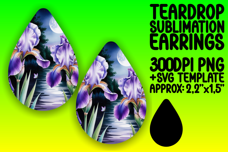 Vibrant Teardrop Design PNG for Creative Projects , Flowers