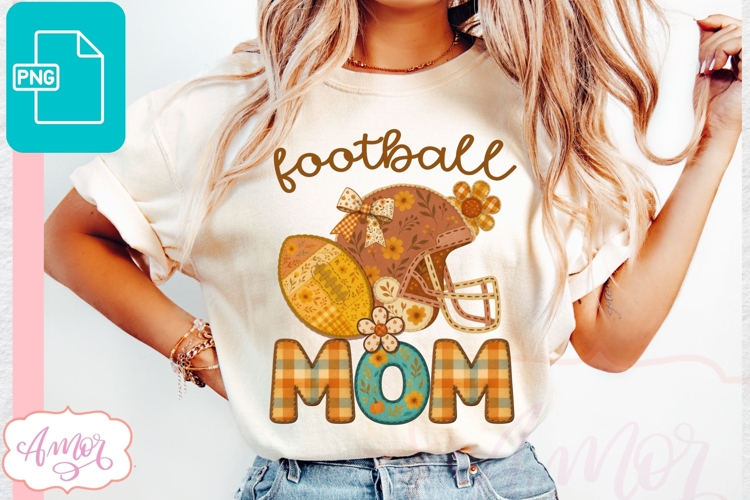 Football Mom sublimation PNG | American Football shirt PNG