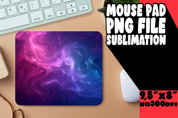 Colorful Gradient Patterns for Mouse Pad Sublimation