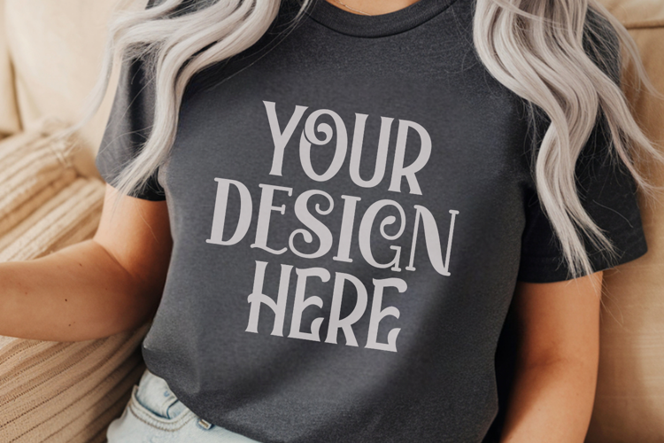 Pepper Comfort Colors 1717 Christmas Mockup, CC 1717