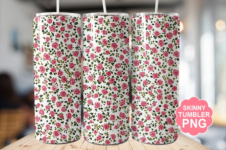 Valentine Roses Tumbler | Valentine Tumbler Wrap