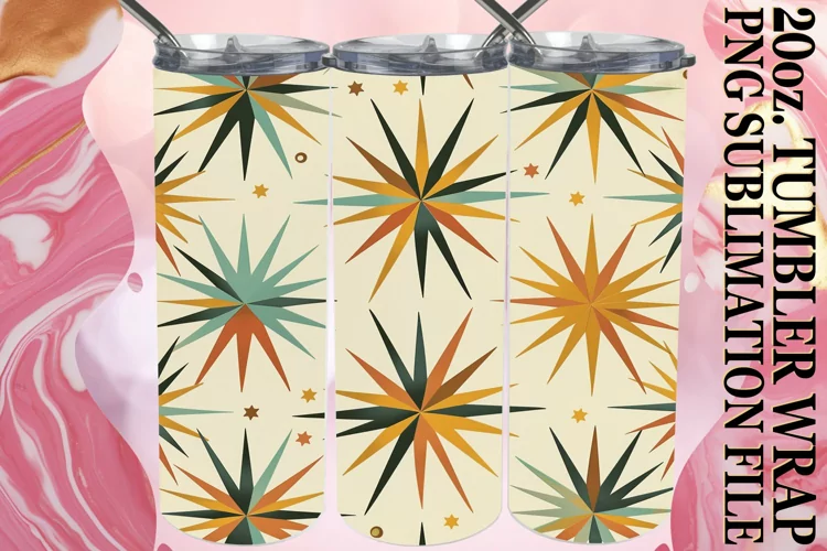 Whimsical Petal Paradise Tumbler Wrap, Colorful Wonderland