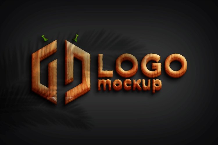 Pumpkin Logo Mockup Template example image 1