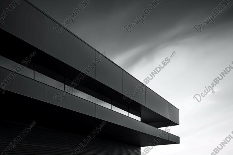 Sign Board Mockup Commercial Building Fascia Aluminium Metal