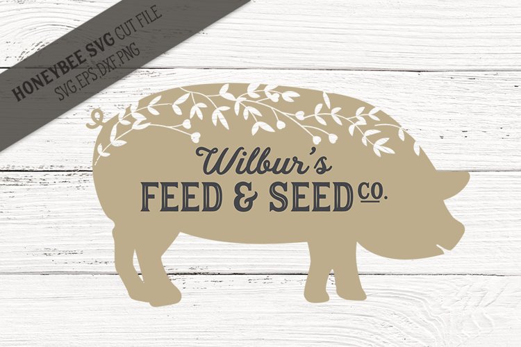 Wilbur's Feed and Seed SVG Cut File example image 1