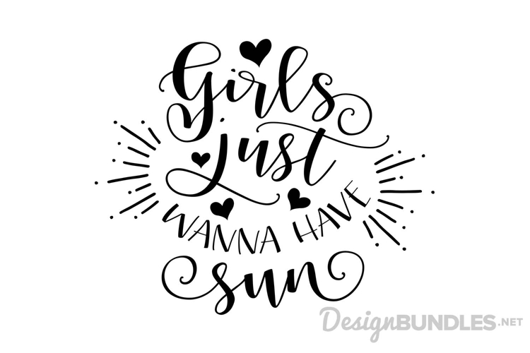 Girls just wanna have sun