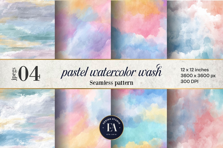 Pastel Watercolor Wash | Soft Abstract Texture