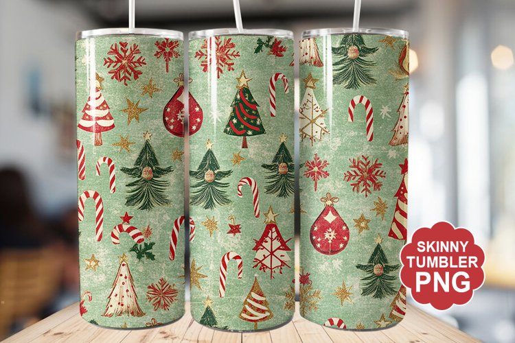 Christmas Tree Tumbler | Christmas Tumbler Wrap example image 1