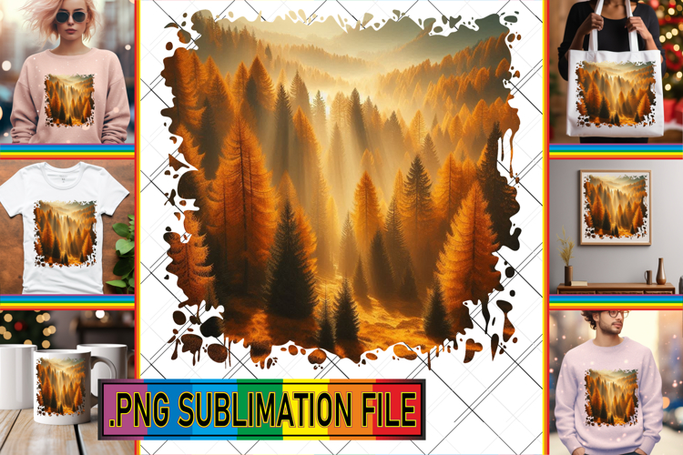 Joyful TOTE BAG Sublimation PNG, Autumn