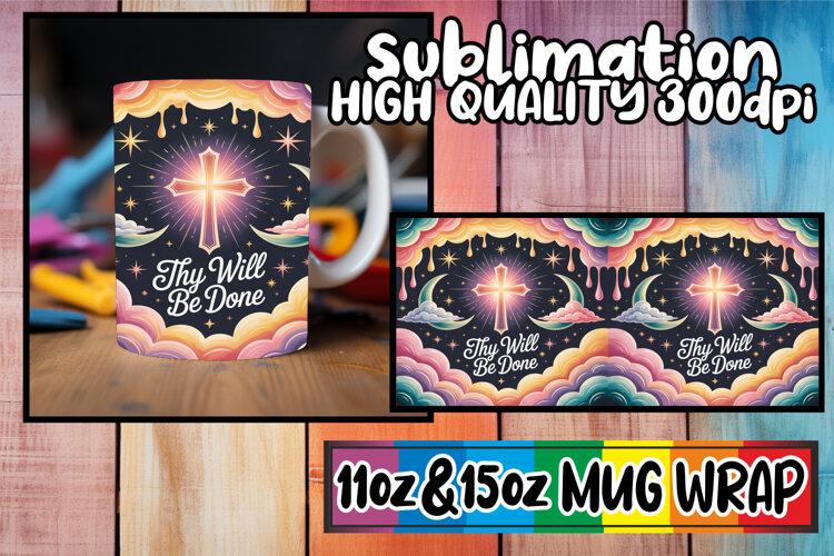 Vibrant dreams sublimation print wrap, Christian example image 1