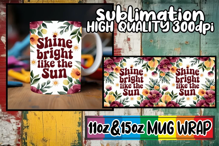 Enchanted evenings 11oz 15oz sublimation wrap, Flower Quote