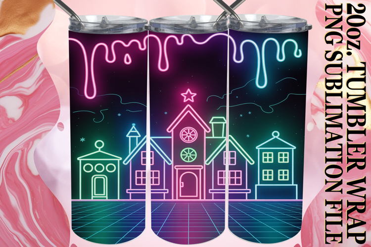 Serene reflections 20oz tumbler wrap, Winter